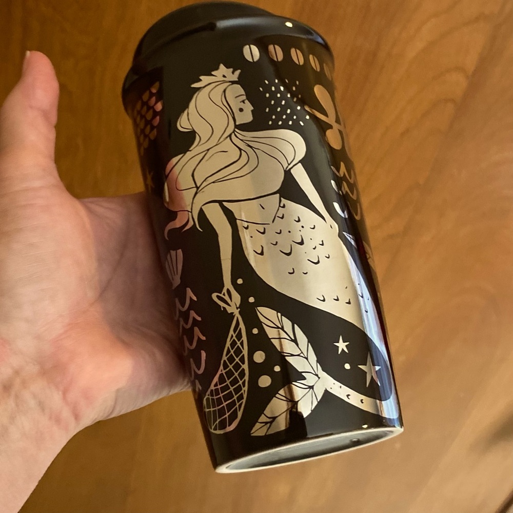 Starbucks Siren Mermaid 12oz Ceramic Tumbler 2017 Anniversary Collection